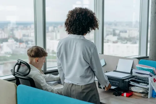 Ergonomische Büroausstattung