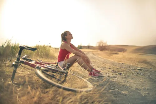 Frau beim Sport