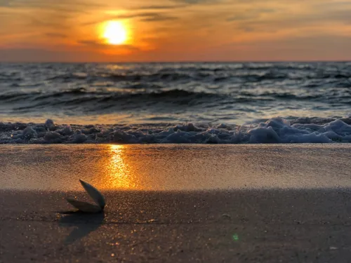 Sonnenuntergang am Strand